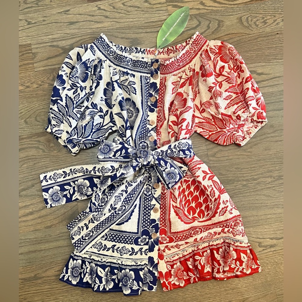 FARM RIO NWT~ PINEAPPLE GARDEN MINI DRESS!